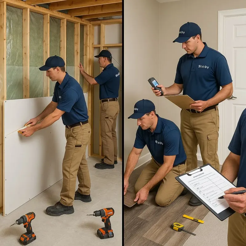 Repairs and Reconstruction process in Plainview, TN